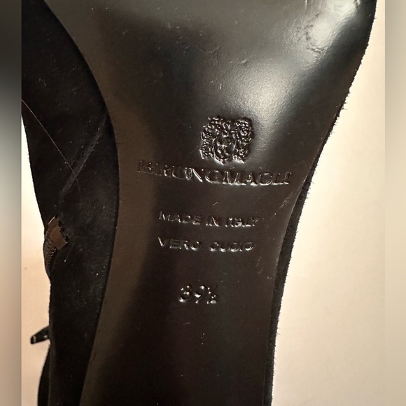 Bruno Magli Pumps/high heels. schwarz Nappaleder - Picture 7 of 8